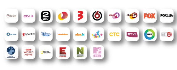 TV paketi Starter telekanalid